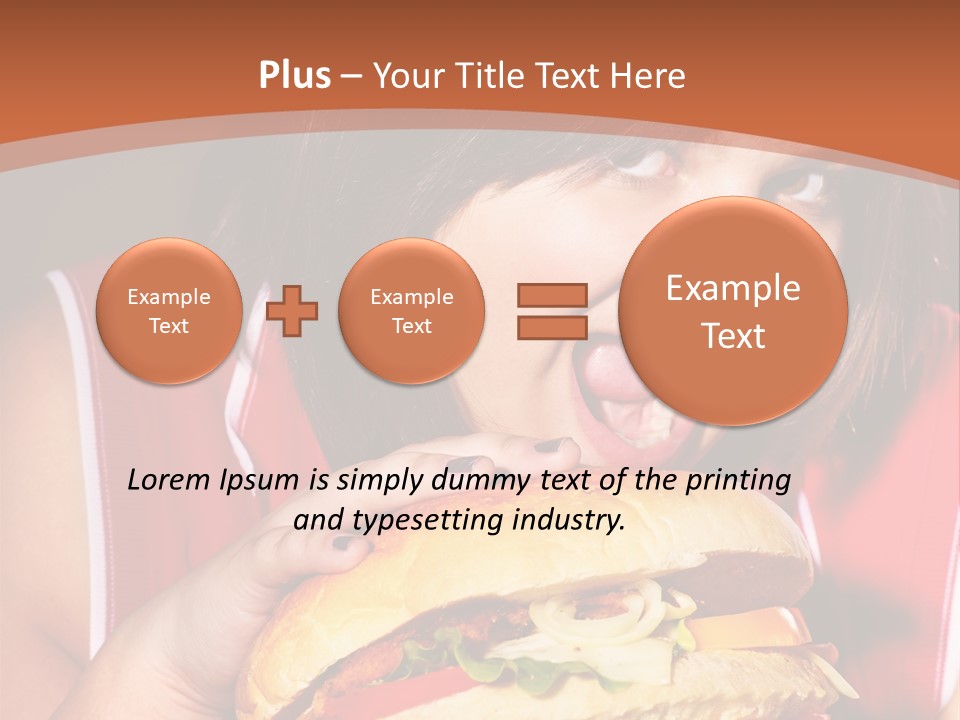 Big Diet American PowerPoint Template