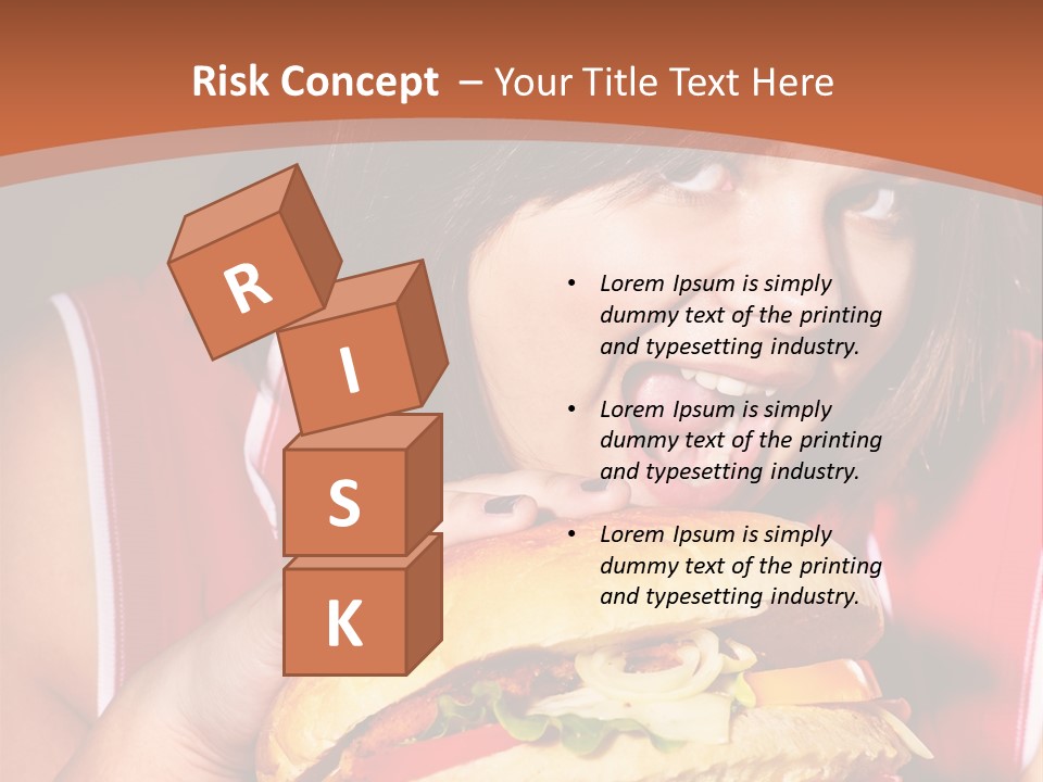 Big Diet American PowerPoint Template