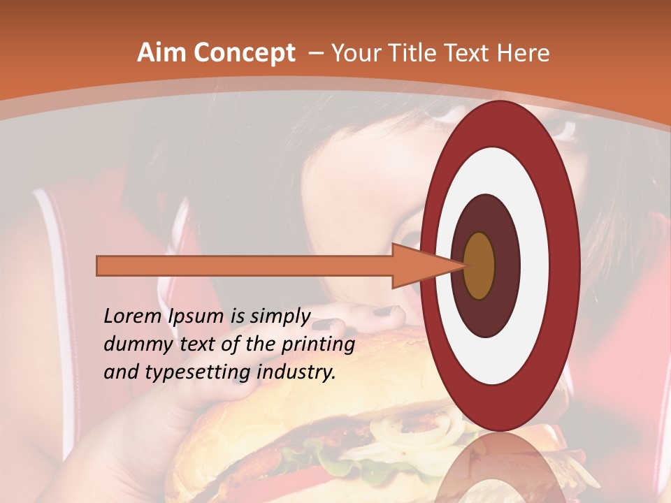 Big Diet American PowerPoint Template