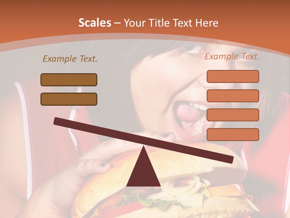 Big Diet American PowerPoint Template
