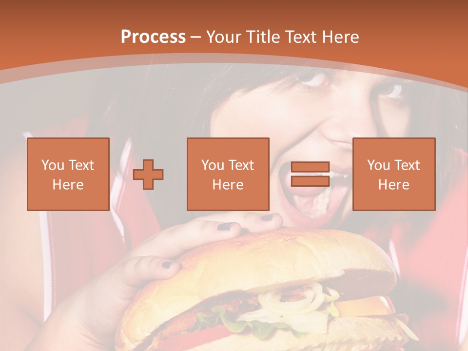 Big Diet American PowerPoint Template
