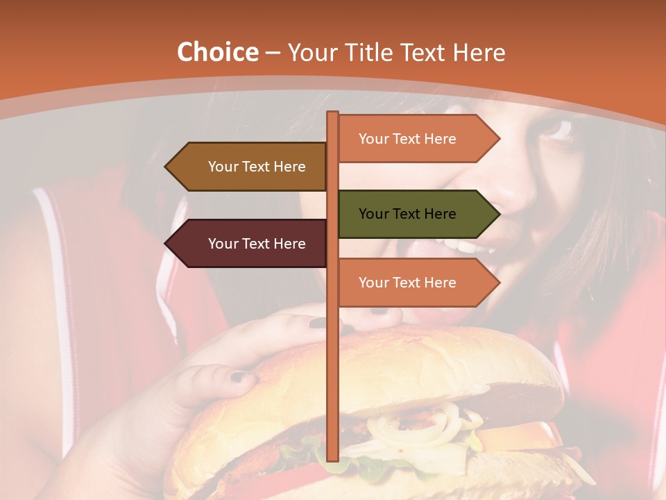 Big Diet American PowerPoint Template