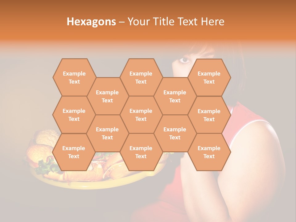 Sausage Meat Cheeseburger PowerPoint Template