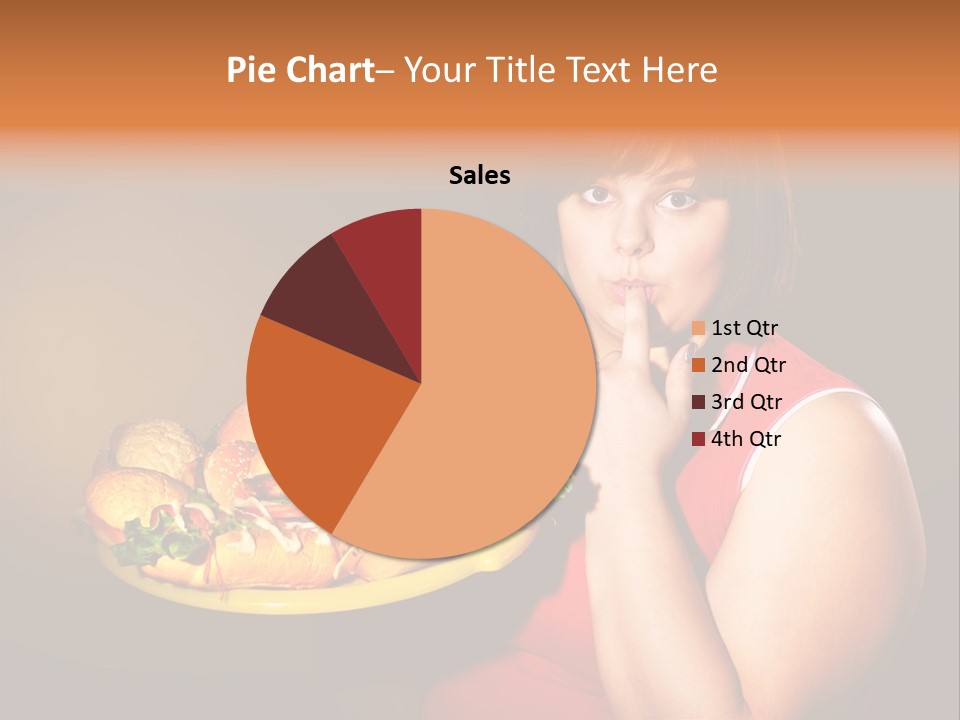 Sausage Meat Cheeseburger PowerPoint Template