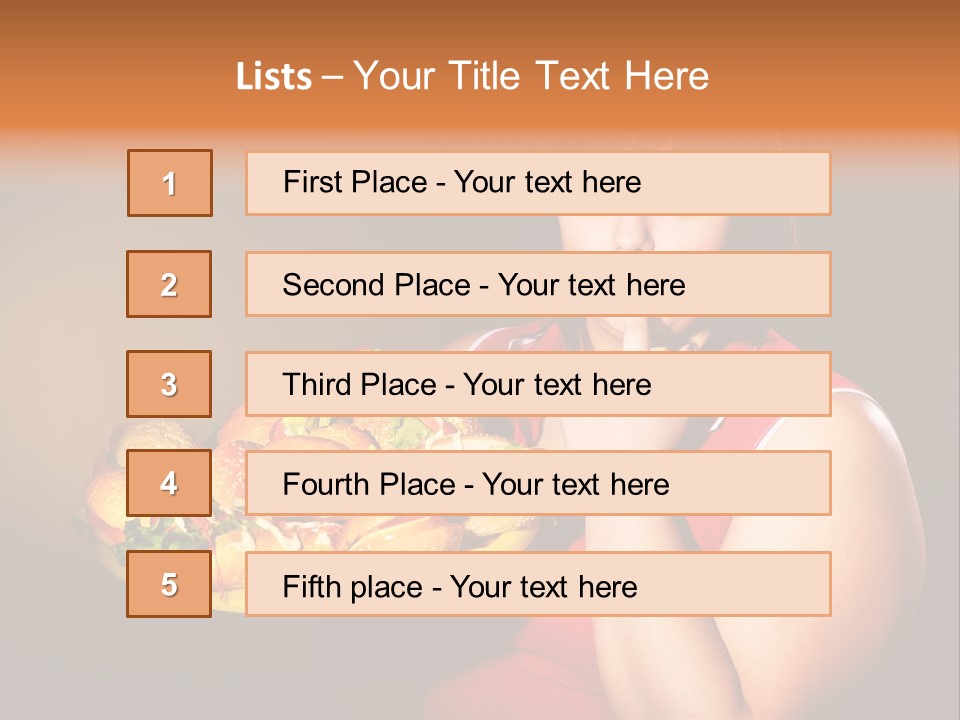 Sausage Meat Cheeseburger PowerPoint Template