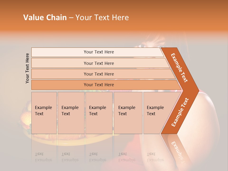 Sausage Meat Cheeseburger PowerPoint Template