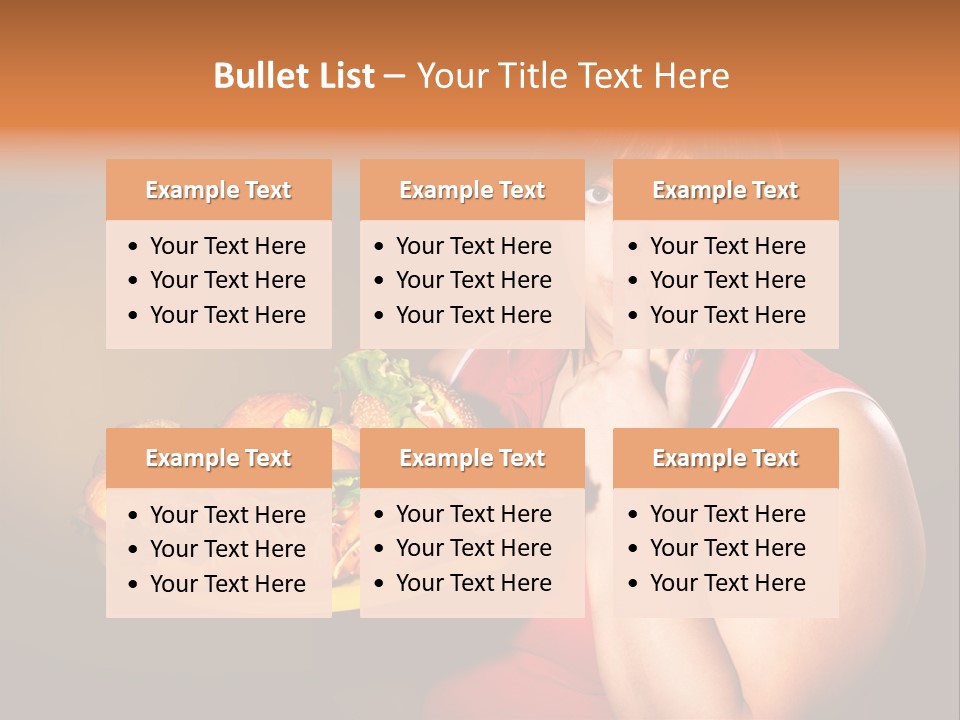 Sausage Meat Cheeseburger PowerPoint Template