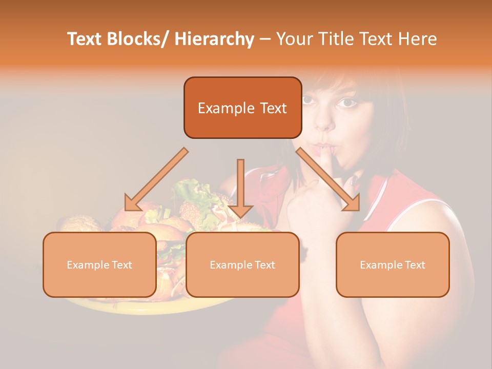 Sausage Meat Cheeseburger PowerPoint Template