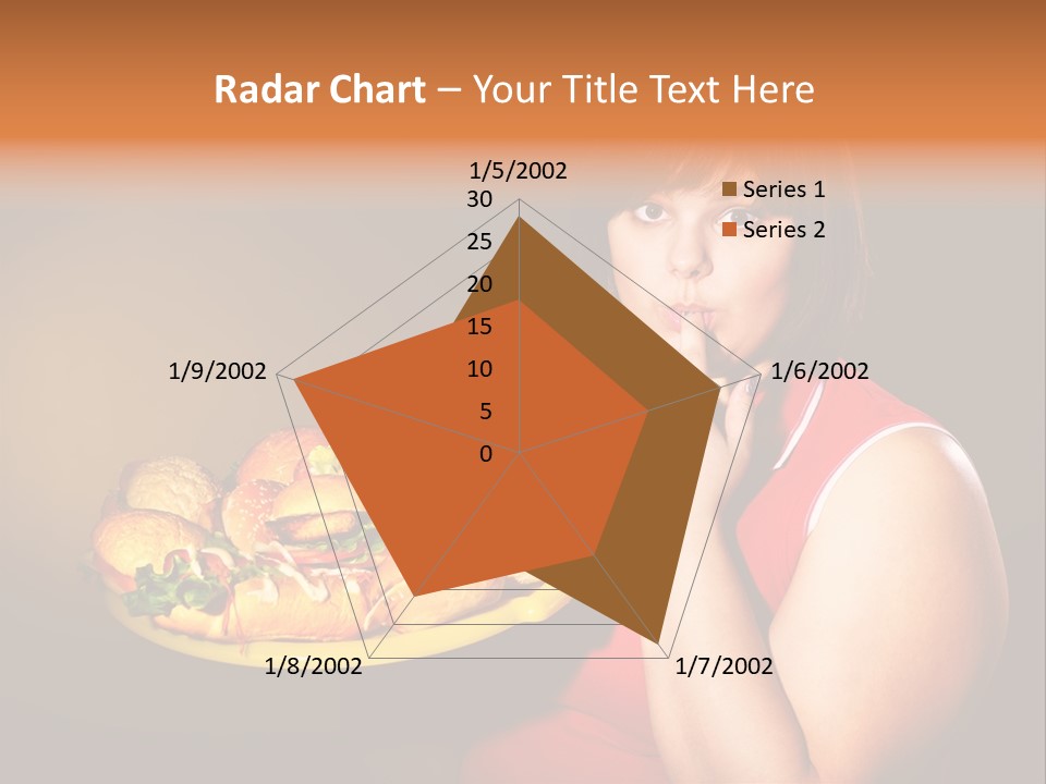 Sausage Meat Cheeseburger PowerPoint Template