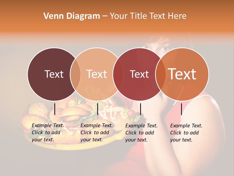 Sausage Meat Cheeseburger PowerPoint Template