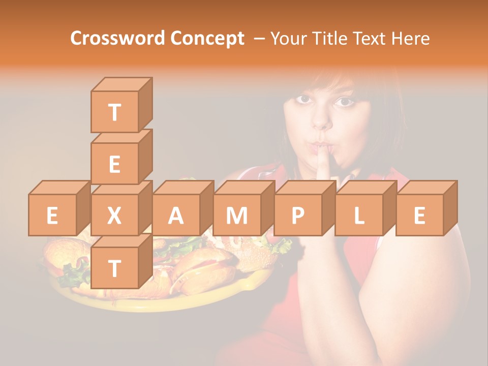 Sausage Meat Cheeseburger PowerPoint Template