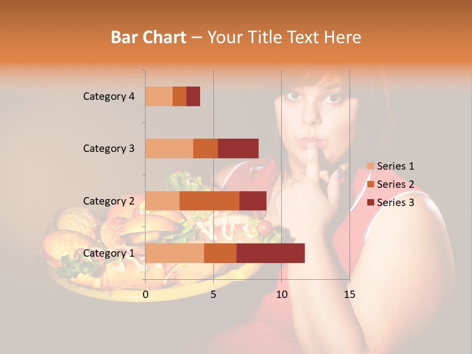 Sausage Meat Cheeseburger PowerPoint Template