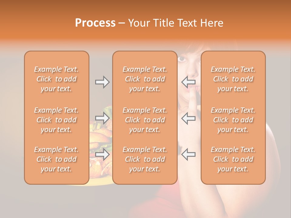 Sausage Meat Cheeseburger PowerPoint Template