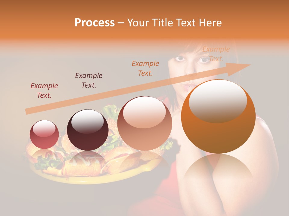 Sausage Meat Cheeseburger PowerPoint Template