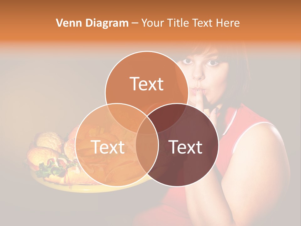 Sausage Meat Cheeseburger PowerPoint Template
