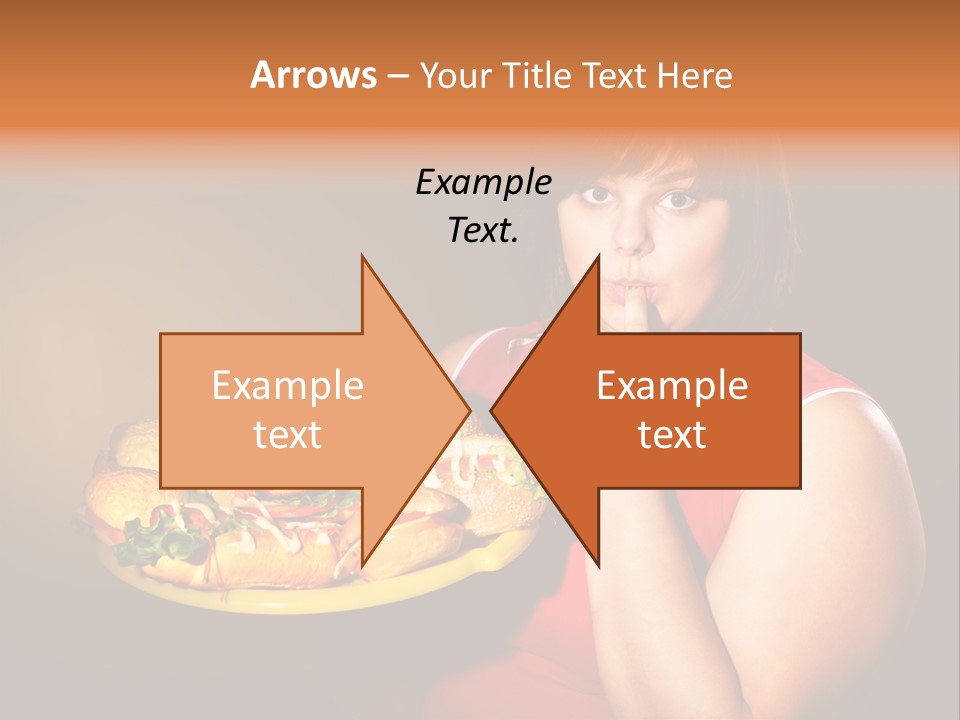 Sausage Meat Cheeseburger PowerPoint Template