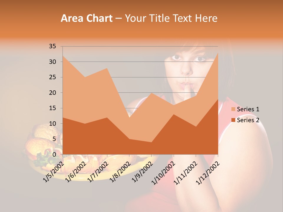 Sausage Meat Cheeseburger PowerPoint Template