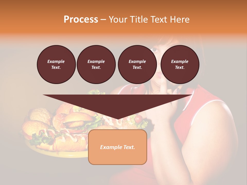 Sausage Meat Cheeseburger PowerPoint Template
