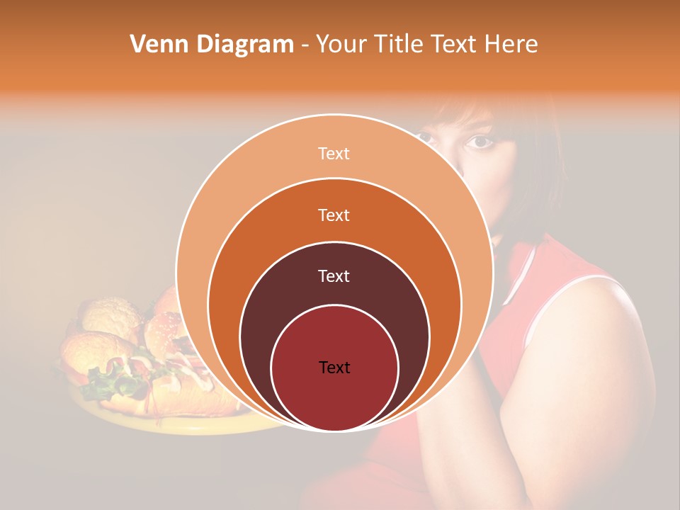 Sausage Meat Cheeseburger PowerPoint Template