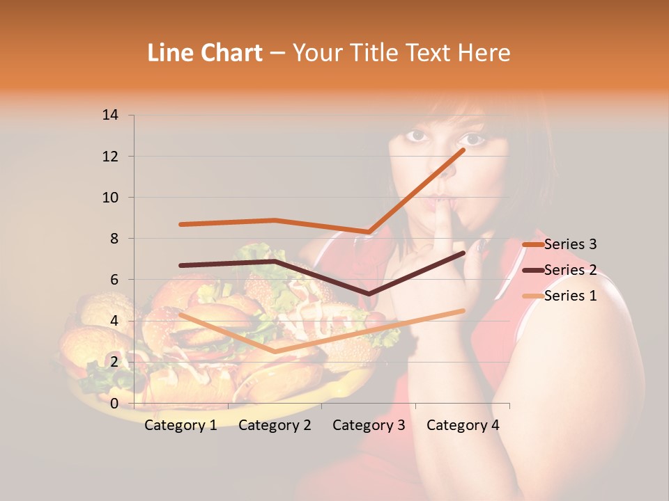Sausage Meat Cheeseburger PowerPoint Template