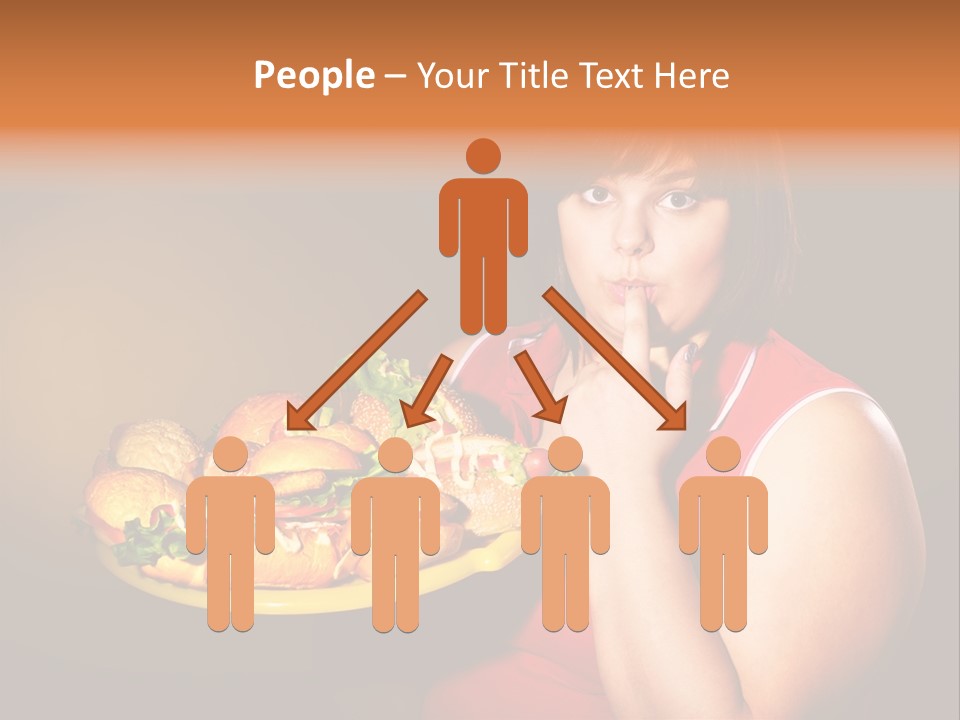 Sausage Meat Cheeseburger PowerPoint Template