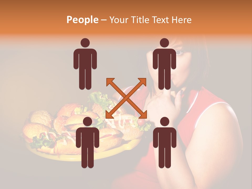 Sausage Meat Cheeseburger PowerPoint Template