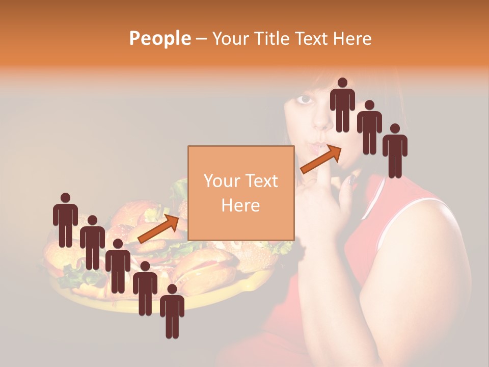 Sausage Meat Cheeseburger PowerPoint Template