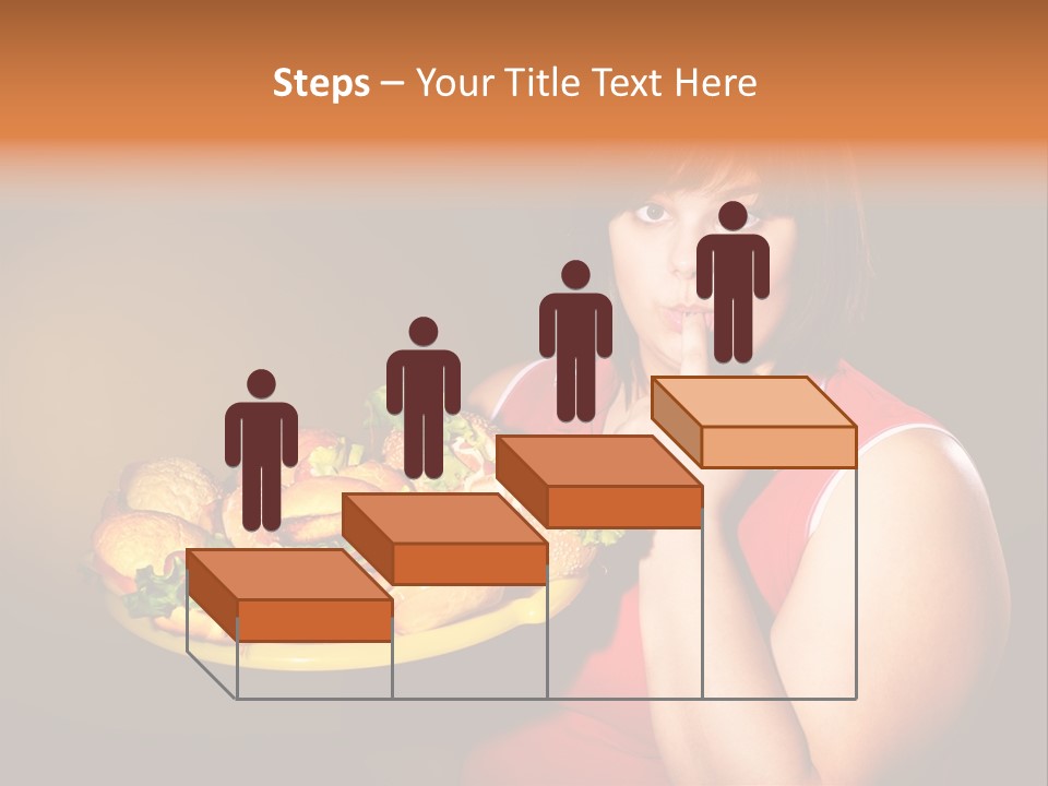 Sausage Meat Cheeseburger PowerPoint Template