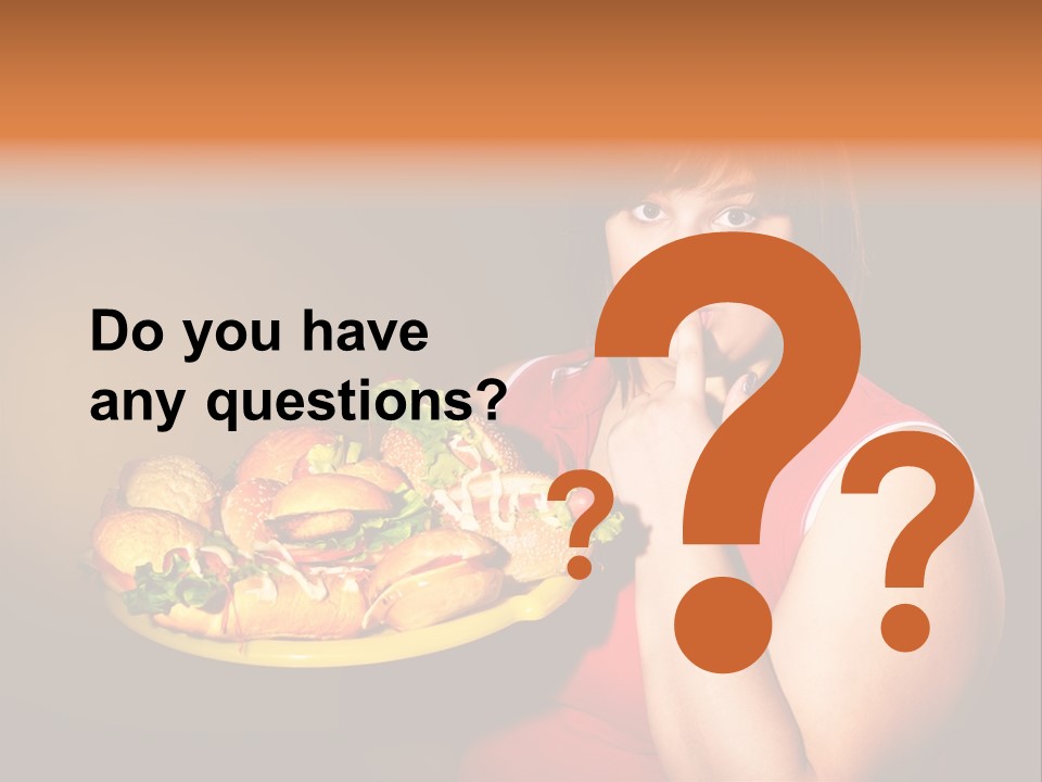 Sausage Meat Cheeseburger PowerPoint Template