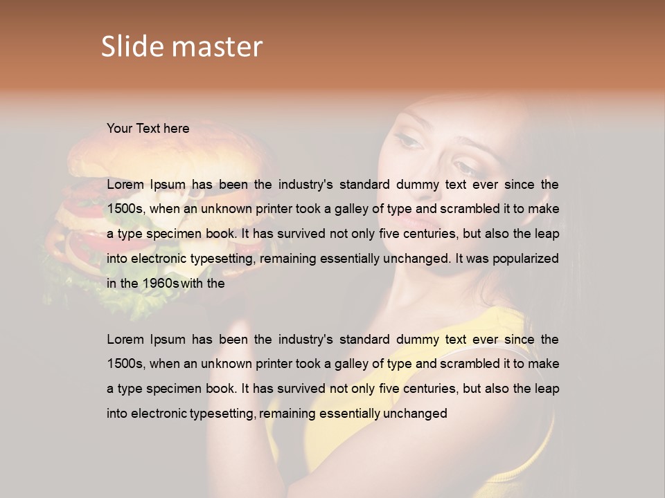 Tasty Sandwich  PowerPoint Template