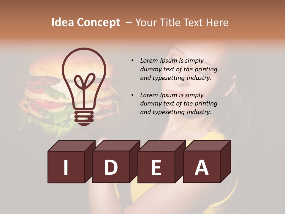 Tasty Sandwich  PowerPoint Template