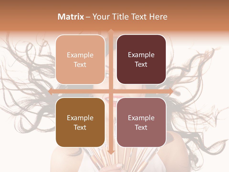 Skincare Female Girl PowerPoint Template