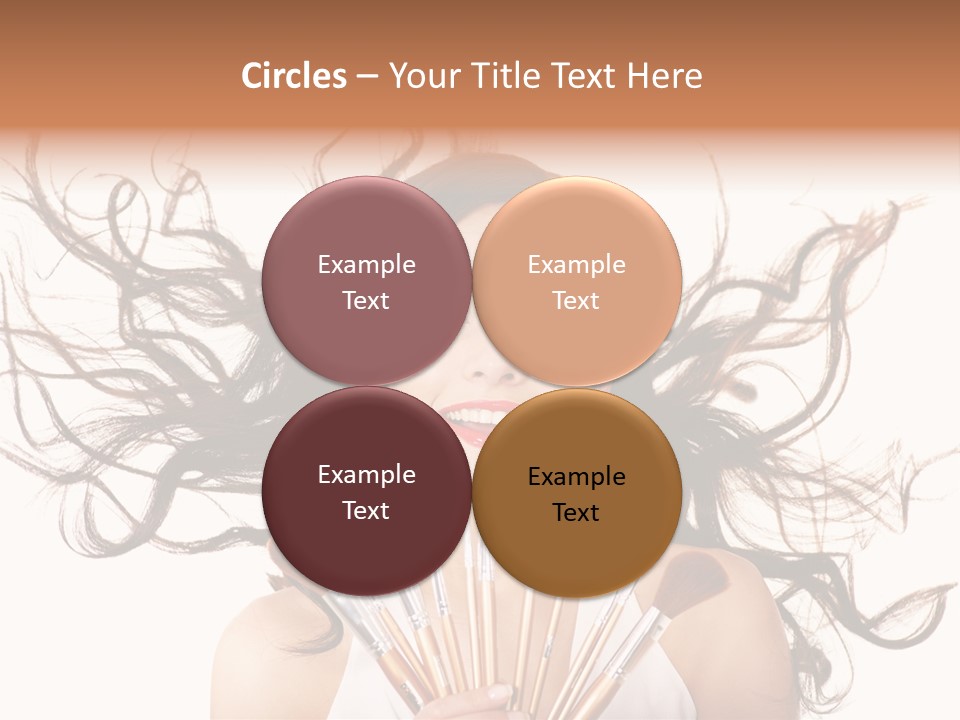Skincare Female Girl PowerPoint Template
