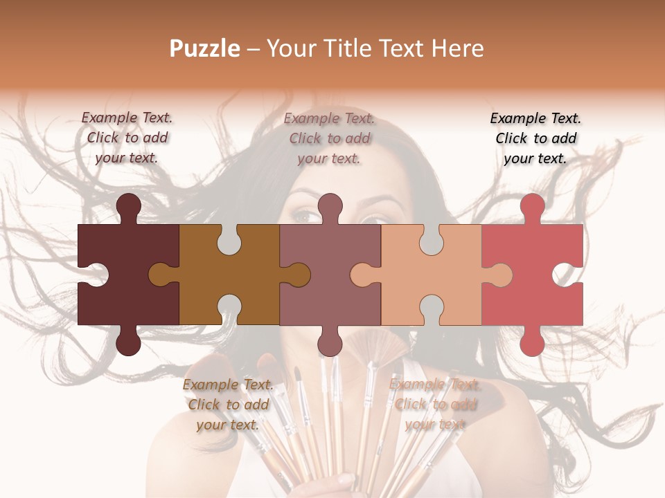 Skincare Female Girl PowerPoint Template