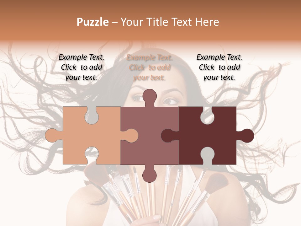 Skincare Female Girl PowerPoint Template