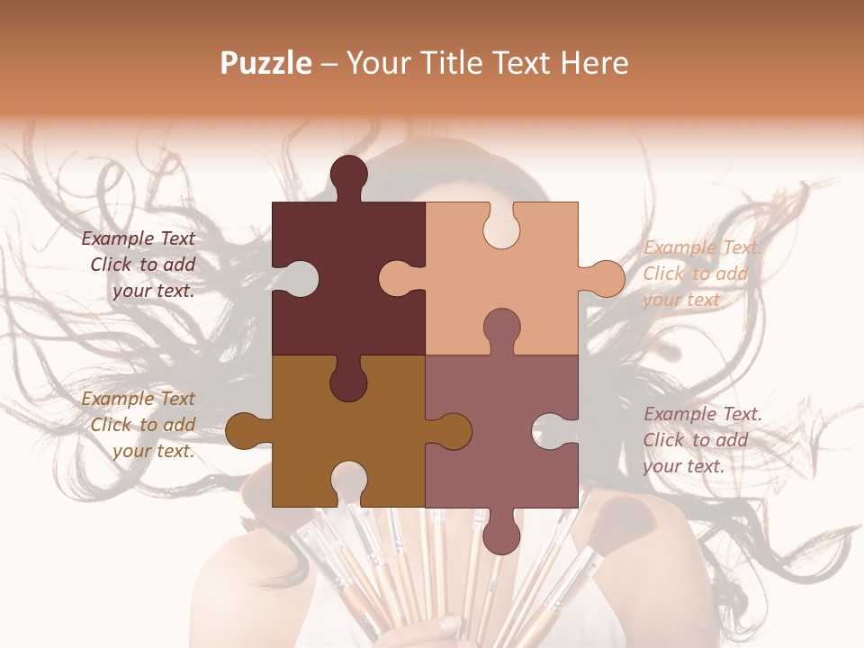 Skincare Female Girl PowerPoint Template