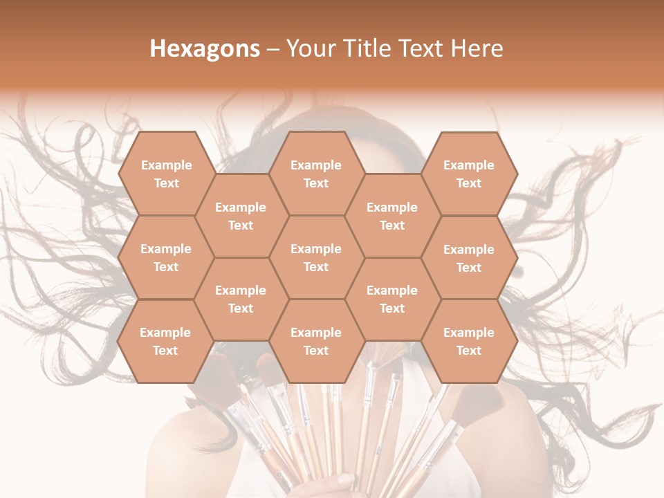 Skincare Female Girl PowerPoint Template