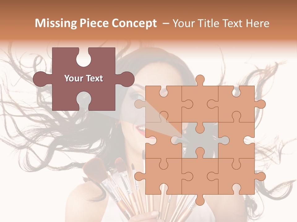 Skincare Female Girl PowerPoint Template