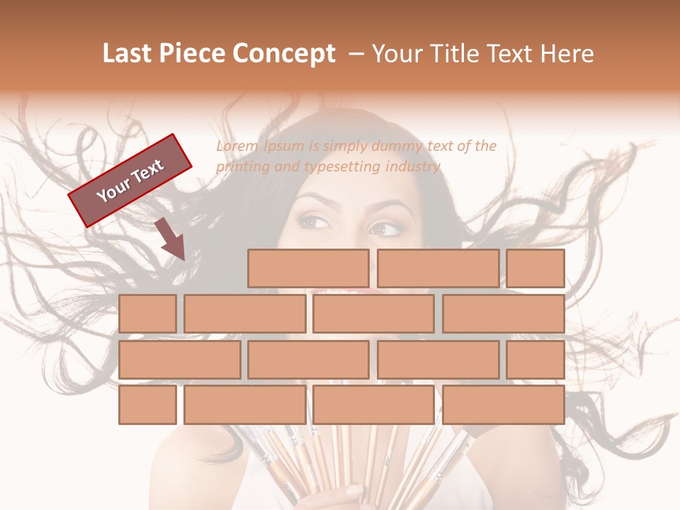 Skincare Female Girl PowerPoint Template