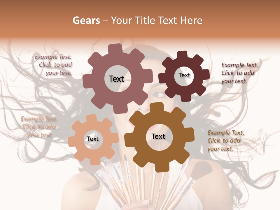 Skincare Female Girl PowerPoint Template