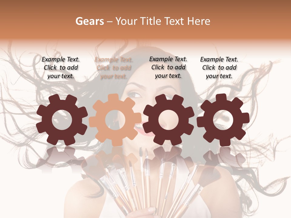 Skincare Female Girl PowerPoint Template