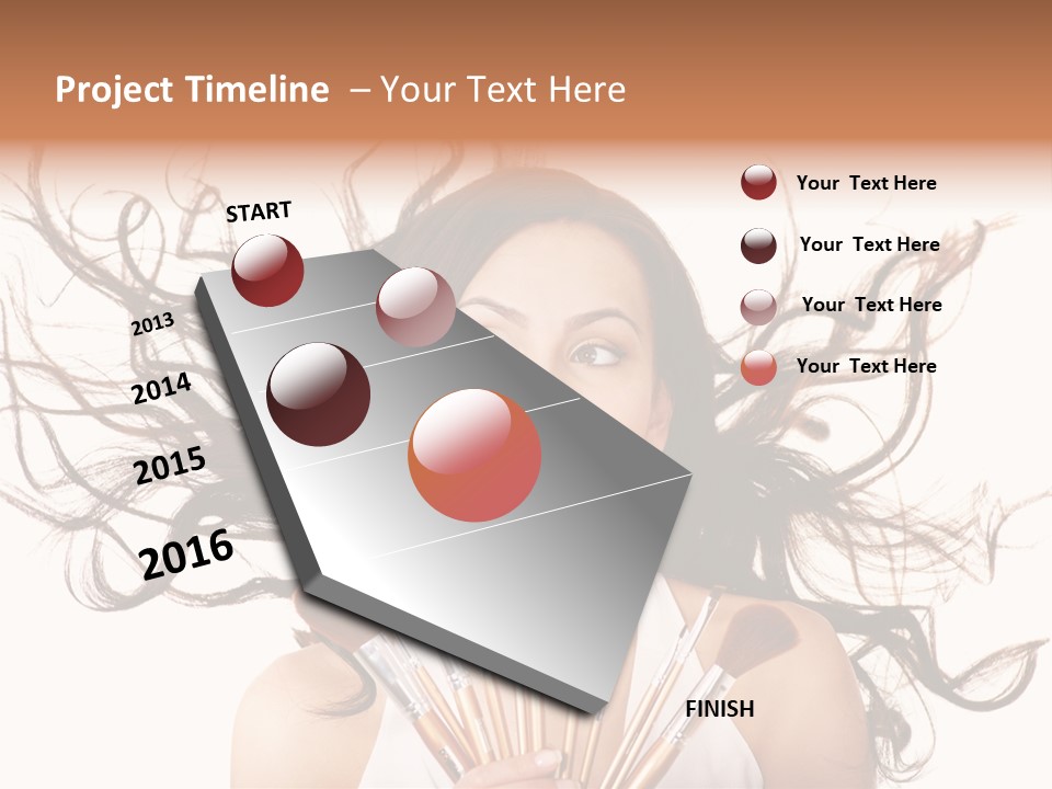 Skincare Female Girl PowerPoint Template