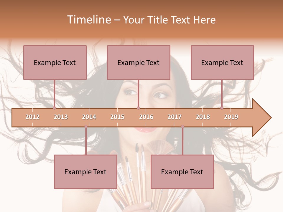 Skincare Female Girl PowerPoint Template
