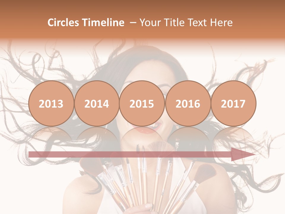 Skincare Female Girl PowerPoint Template