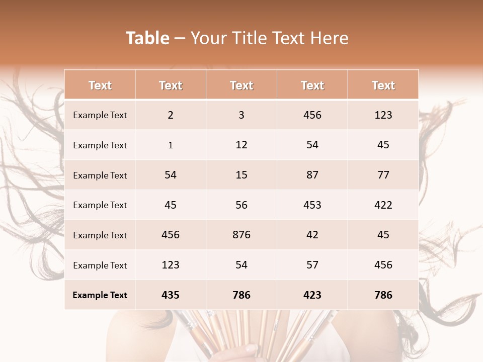 Skincare Female Girl PowerPoint Template