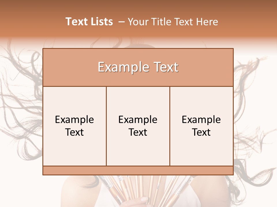 Skincare Female Girl PowerPoint Template