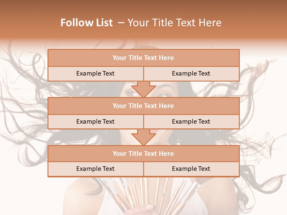 Skincare Female Girl PowerPoint Template