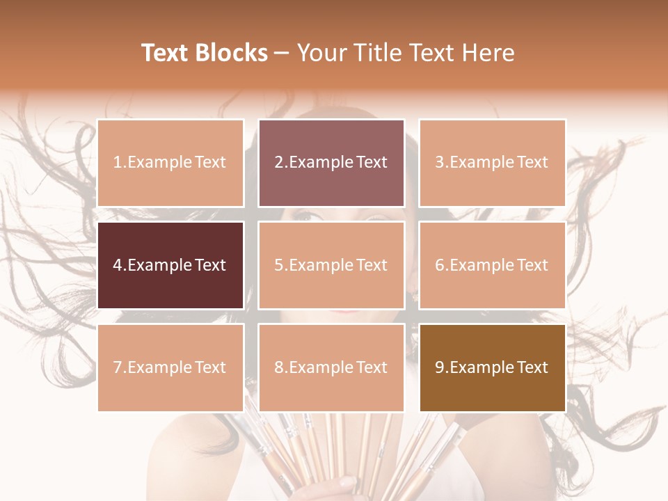 Skincare Female Girl PowerPoint Template