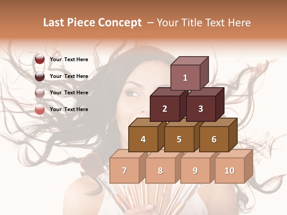 Skincare Female Girl PowerPoint Template