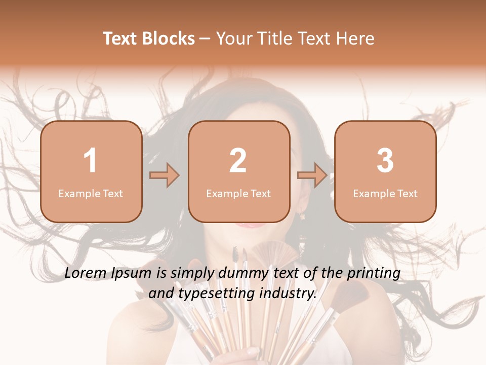 Skincare Female Girl PowerPoint Template